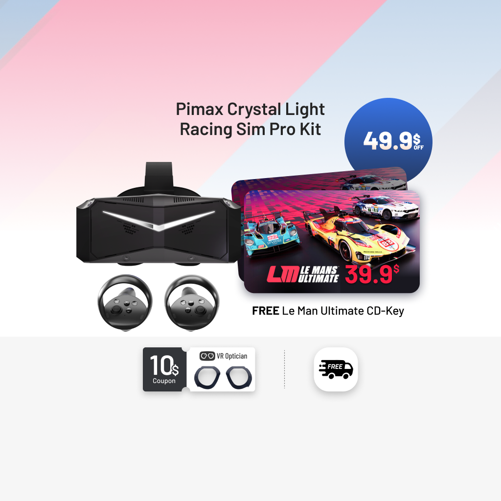Kit de simulation de course Pimax Crystal Light 