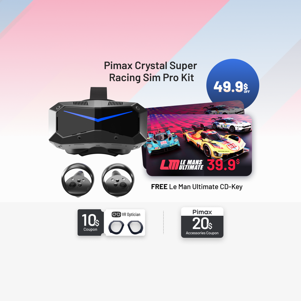 Kit Pimax Crystal Super Sim Racing Pro