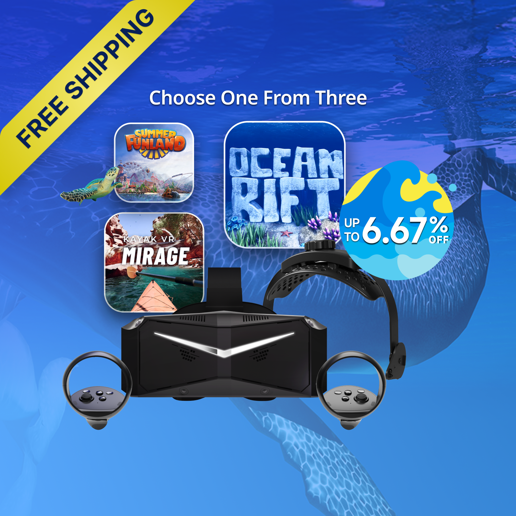 Pimax Crystal Light Summer Arctic-Paket 